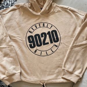 Beverly Hills 90210 cropped hoodie NWT